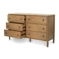 thumbnail image 4 of Pemberly Row Contemporary 6-Drawer Dresser in Warm Maple Finish, 4 of 9