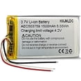 thumbnail image 2 of HXJNLDC 3.7V AEC503759 1500mAh Li-Ion Li-Ion Batería de Polímero de Litio Repuesto para Steelseries Arctis 1 Arctis 3 Arctis 7 Auricular Inalámbrico, 2 of 2