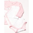 thumbnail image 2 of HonestBaby 3-Pack Organic Cotton Long Sleeve Side-Snap Kimono Bodysuits, Love Dot, 0-3 Months, 2 of 7