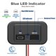 thumbnail image 5 of 4 Salidas USB para RV de 12 V/24 V, Doble PD3.0 Tipo C (USB C) y Puerto USB-A QC3.0 de Carga RáPida, Cargador de Enchufe USB para Coche con Montaje en Panel, 5 of 5
