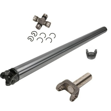 Speedway Motors U-Weld-It Custom Steel Driveshaft Kit, Includes 1310 Universal Joints Front and Rear, GM 27-Spline Slip Yoke and Front Tube Yoke, 2-1/2 Inch O.D.
