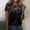 Gold, variant on QHWAUAKFBN Womens T Shirts Graphic Shirt Short Sleeve Round Neck Printed Elegant Loose Soft Blouse Tshirts Top