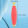 thumbnail image 5 of 20 Pieces Fishing Bobbers Weighted Foam Snap on Float Weighted Bobbers for Fishing Tackle Accessories Fishing Supplies, 5 of 10