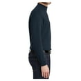 thumbnail image 3 of Mafoose Men Interlock Knit Mock Male Turtleneck Sweaters Navy 6XL, 3 of 6