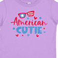 thumbnail image 4 of Inktastic 4th of July American Cutie Red and Blue Stars and Hearts Boys or Girls Toddler T-Shirt, 4 of 5