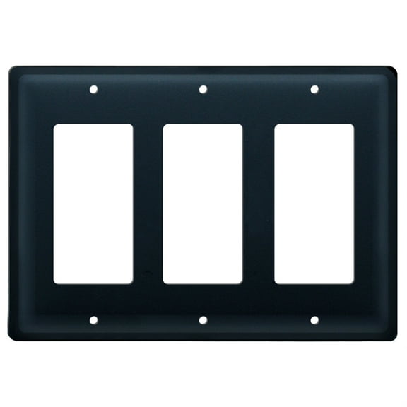 Plain - Triple GFI Cover