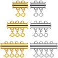 thumbnail image 2 of Gold and Silver Magnetic Lobster Clasp DIY Necklace Clasps and Closures Snap Multi Strand Jewelry Clasps Connector Chain Extender Jewelry Making Accessory for Necklace Bracelet Crafts, 2 of 11