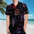 thumbnail image 5 of High Quality Hawaiian Shirts for Men Short Sleeve Aloha Beach Shirt Floral Summer Casual Button Down Shirts Blouses 3V6NWG, 5 of 7