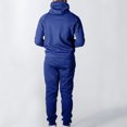 thumbnail image 4 of Hombres Casual Espesar Sudadera con capucha Deportes sólidos Al aire libre Cremallera Montañismo Sudadera Traje Pompotops oipoqjl29371, 4 of 5