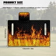 thumbnail image 5 of Psesaysky Golf Cart Seat Covers with Extra Handle, Portable Golf Seat Towel Blanket, Non-slip Back, All Seasons Fit for EZGO, Yamaha, Club Car Front Seats, Fire Pattern, 5 of 8