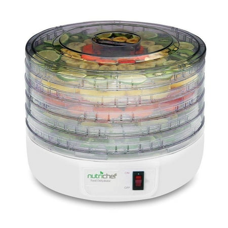 

NEW Nutrichef PKFD12 Electric Countertop Food Jerky Dehydrator Preserver Maker