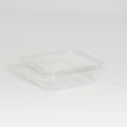 thumbnail image 4 of Inline Plastics Safe-T-Fresh 48 oz. Clear Polyethylene Tamper Resistant Square Hinged Food Container | 150/Case, 4 of 4