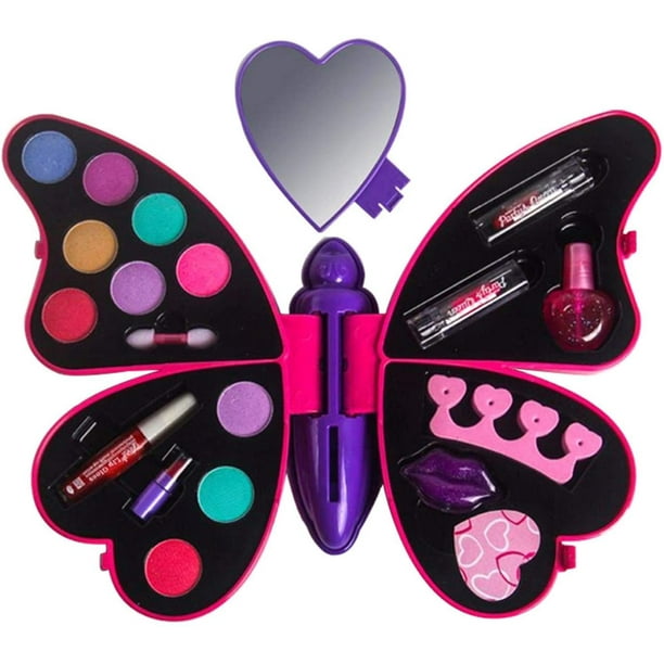 Washable Makeup Toy Set for Girls Safe Non Toxic Real Cosmetic