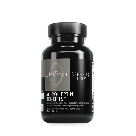DaVinci Labs Adipo-Leptin Benefits - Support Weight Management - 60 Vegetarian Capsules