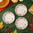 48 Pack Disposable Large Dinner Friendsgiving Paper Plates with Festive