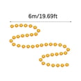 thumbnail image 2 of Halloween Decorations Lights, Fairy String Lights, Dia de Los Muertos Decorations, Flower Garland Decorations, 236 Inch 6M Full Length 40 Orange Marigold Led Lights, Usb Powered, 2 of 6