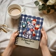 thumbnail image 3 of Patriotic American Shorthair 4th of July Independence Paws Spiral Bound Journal Cat Lover Kitten Owner Gifts 5x7in Spiral Notebook - 02010, 3 of 5