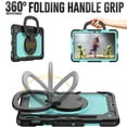 thumbnail image 3 of for Samsung Galaxy Tab S8/S7 Case 11 inch, 360 Rotating Shockproof Cover with Stand, Handle, Shoulder Strap (SM-X700/SM-T870), Sky Blue Panel, 3 of 7
