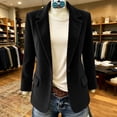 thumbnail image 4 of Miqool Women's Blazers Business Button Lapel Long Sleeve Slim Fit Suit Casual Work Office Jacket with Pockets, 4 of 9