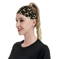 thumbnail image 4 of Wukai Christmas Gold Deers Sports sweatband,Men & Women Sweatband Headband for Running, Cross Training, Racquetball, Working Out, 4 of 7