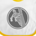 thumbnail image 4 of Inktastic Lineman Job Line Worker Boys Baby Bib, 4 of 4
