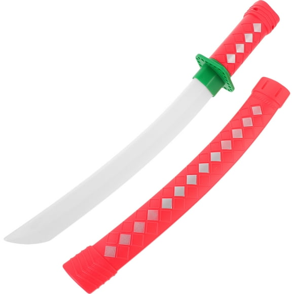 KAKOWELY Espada de plástico para niños, juguete de arma, espada ninja, accesorio de cosplay, espada de juguete para fiesta