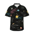 thumbnail image 1 of Fotbe Galaxy Camisa Hawaiana para Hombre Unisex – Camisa Casual de Verano con Botones de Manga Corta de Algodón y Lino,X-Large, 1 of 7