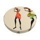 thumbnail image 1 of Disketp African Women Funda Redonda para Taburete, Funda de Cojín para Silla de Bar Suave y Elástica-14 inch, 1 of 7