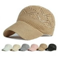 thumbnail image 5 of SikaFu Baseball Cap Spring Summer Caps for Men Women Breathable Hollow Adjustable Snapback Cap Male Female Knitted Baseball Hats, 5 of 6