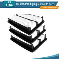 YXPCARS 3PCS Front Engine Air Filter for Honda CR-V 2015-2016 L4 2.4L, New Air Filter Replacement (CA11945, 172205LAA00)