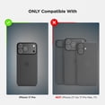 thumbnail image 2 of Encased for iPhone 17 Pro Wallet Case with Adjustable Neck Strap (Cache Series) - Crossbody Protective Phone Case with Built-In Card Holder Slot (Black), 2 of 7