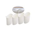 thumbnail image 1 of Rikyo 4 soportes para vasos colgantes, accesorios para carrito rodante, contenedores para plantas, macetas colgantes, cubo de almacenamiento para ahorrar espacio, portalápices, portalápices, oficina,, 1 of 1