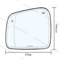 thumbnail image 4 of Lentille de Rétroviseur pour Jeep Grand Cherokee 2011-2021 avec Taches Chauffantes, 4 of 7