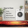 thumbnail image 3 of 6x8 Rug, Sunset Rug Washable Non Slip Soft for Living Room Bedroom, Abstract Polka Dots Area Rug, Bohemian Carpet, Sunset Home Decor & Gifts, 3 of 7