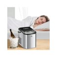 thumbnail image 3 of SARAHE Compact Nugget Ice Maker, Countertop Pebble Ice Machine, Stainless Steel, 3 of 5
