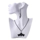 thumbnail image 2 of Pendientes De Murciélago Con Tema De Halloween/Collar Estilo Gótico Retro Exquisito Festival Patrón De Murciélago Colgante Pendientes/Collar Minnieouse AP006751-02, 2 of 6