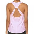 thumbnail image 3 of Women's Yoga Tops Loose Fit Workout Tank Tops for Women Backless Sleeveless Open Back Muscle Tank, 3 of 7