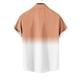 thumbnail image 5 of Mens Casual Manga Corta Botón Abajo Camisas Turndown Cuello Blusa de Impresión, Poliéster Ligero Top de la Moda para el Verano Al Aire Libre Y el Uso Diario, 5 of 6