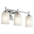 thumbnail image 2 of 3 Light Vanity Light Approved for Damp Locations with Transitional Inspirations 8.25 inches Tall By 21 inches Wide-Brushed Nickel Finish Bailey Street, 2 of 8