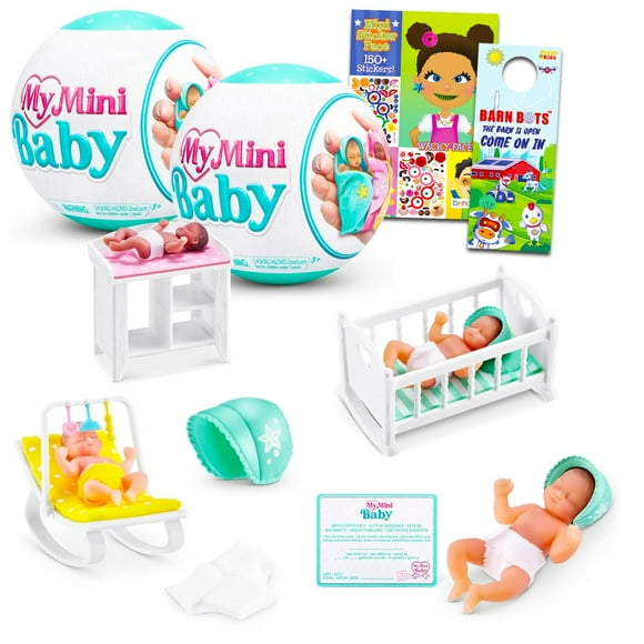 Set de juguetes ZURU My Mini Baby Mystery con 2 bolas ciegas de la serie 1