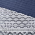 thumbnail image 6 of Madison Park King/Cal King Bedding Quilt Set Lightweight Navy Jacquard Geometric Coverlet Bedspread, 6 of 9