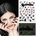 thumbnail image 1 of Pisexur Belleza Maquillaje Pegatinas para uñas de noche de Halloweenpara mujeres y hombres, 1 of 5