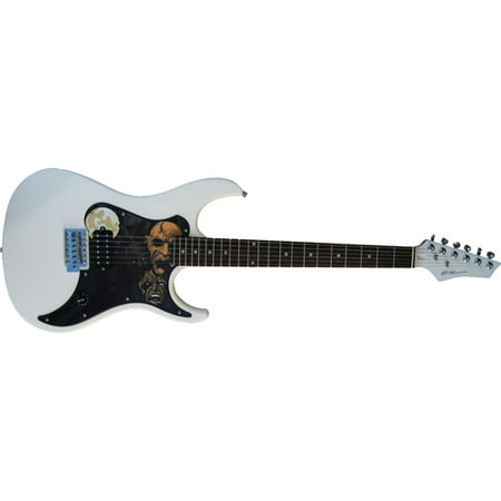 Hot Picks Electric Guitar With Changeable Pick Guard Skins White Hot Picks Electric Guitar With Changeable Pick Guard Skins White