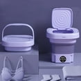 thumbnail image 4 of 8L Portable Small Foldable Washing Machine with Spin Dryer For Socks Underwear Panties Washer Household Mini Washing Machine, 4 of 5