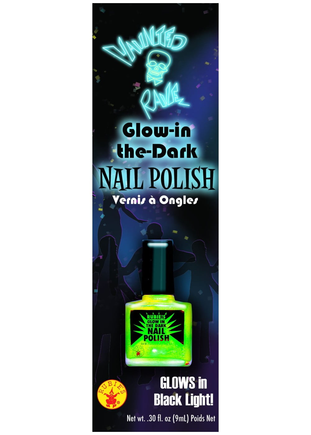 glow in the dark fingernail polish walmart