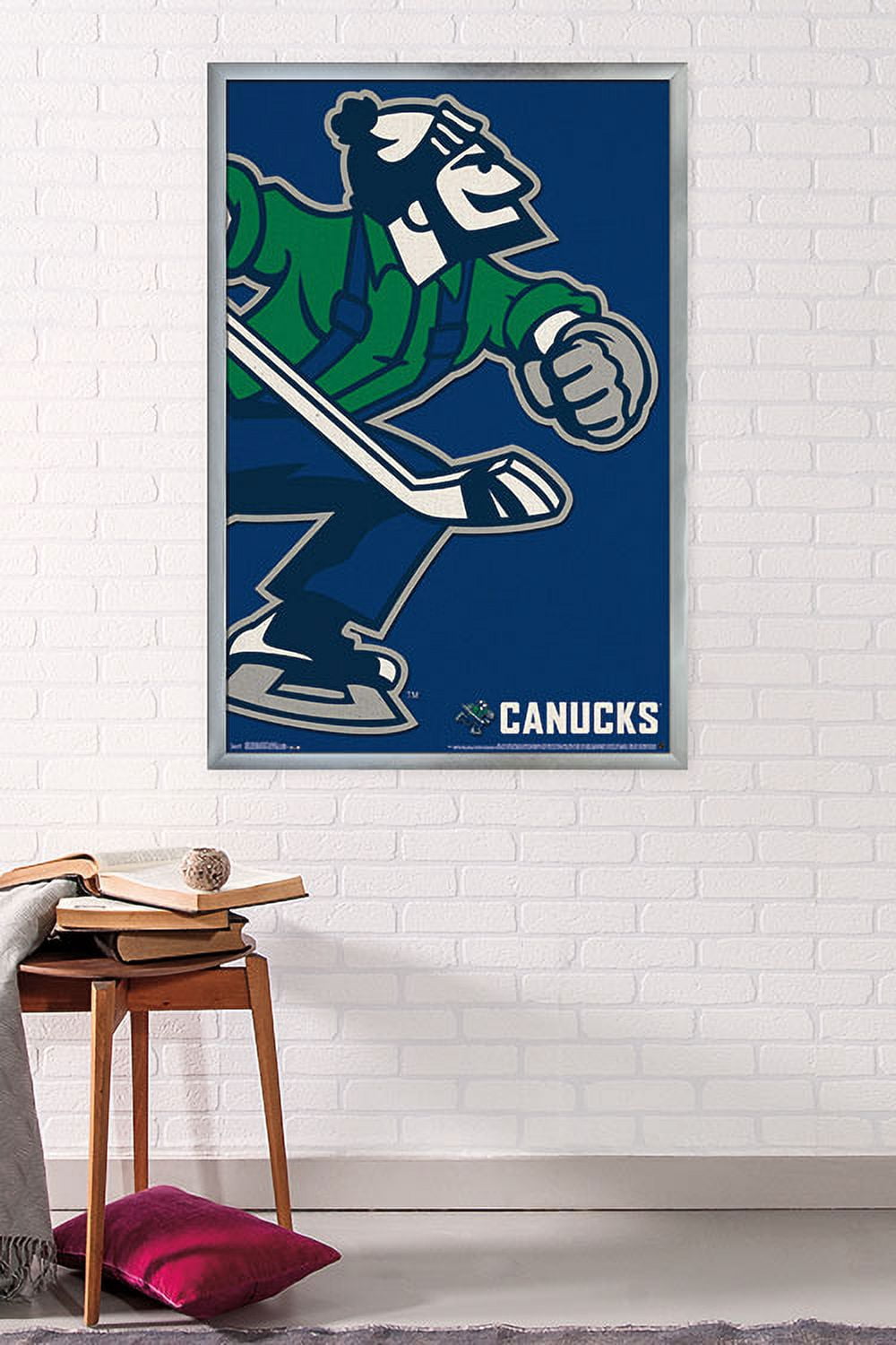 NHL Vancouver Canucks - Logo 14 Wall Poster, 22.375" x 34", Framed