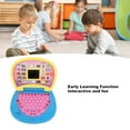 thumbnail image 3 of Kids Educational Laptop, LED Screen Kids Laptop Toy Portable Handle Brain Training Interactive HD  For Indoor, 3 of 8