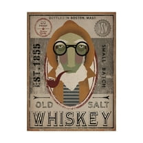 Trademark Fine Art 'Fisherman II Old Salt Whiskey' Canvas Art by Ryan Fowler