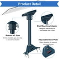 thumbnail image 5 of Starlink Gen 3 Roof Mount Kit with Aluminum Gen 3 Pipe Adapter - 15.7" Heavy Duty Steel Pole & Adjustable Base for Starlink Standard V3, Standard 4, and Standard 4X Dish, 5 of 8