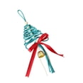 thumbnail image 2 of Christmas Árbol Colgante Adorno Decorativo con Campana Elaborado a Mano en Cuerda Y Metal Apto para Decorar Árboles Paredes Ventanas Y para Regalar en Azul, 2 of 8